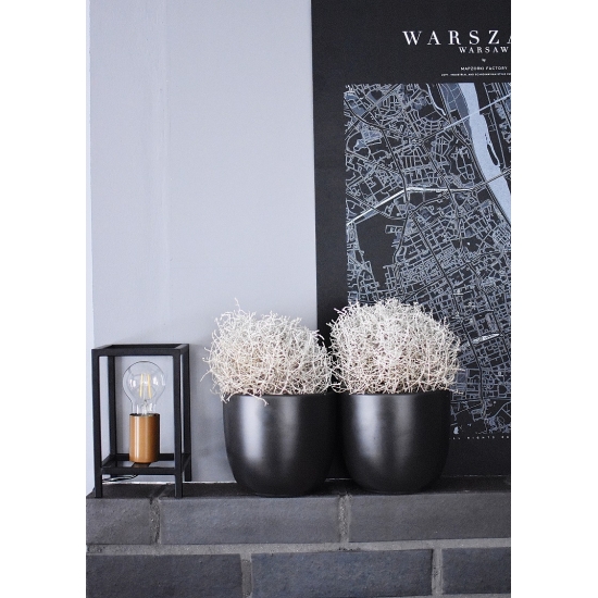 Lampa Stołowa Industrialna z Ozdobną Żarówką, Skandynawski Styl